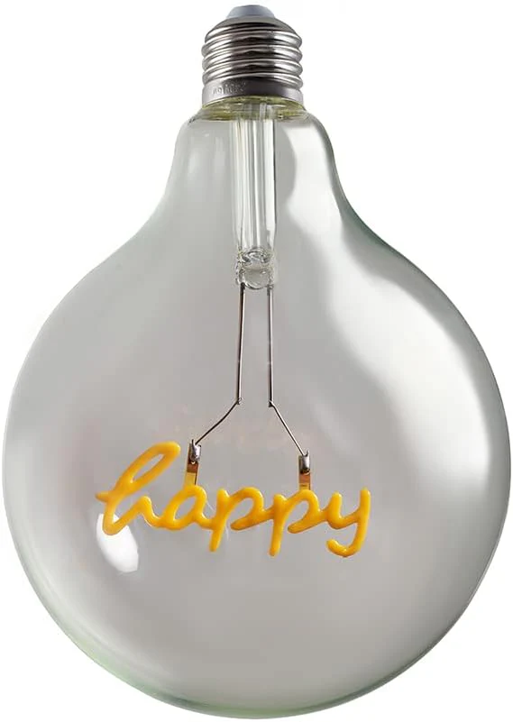 MiniSun Vintage Style 2W LED Edison Screw in Light Bulb - Happy