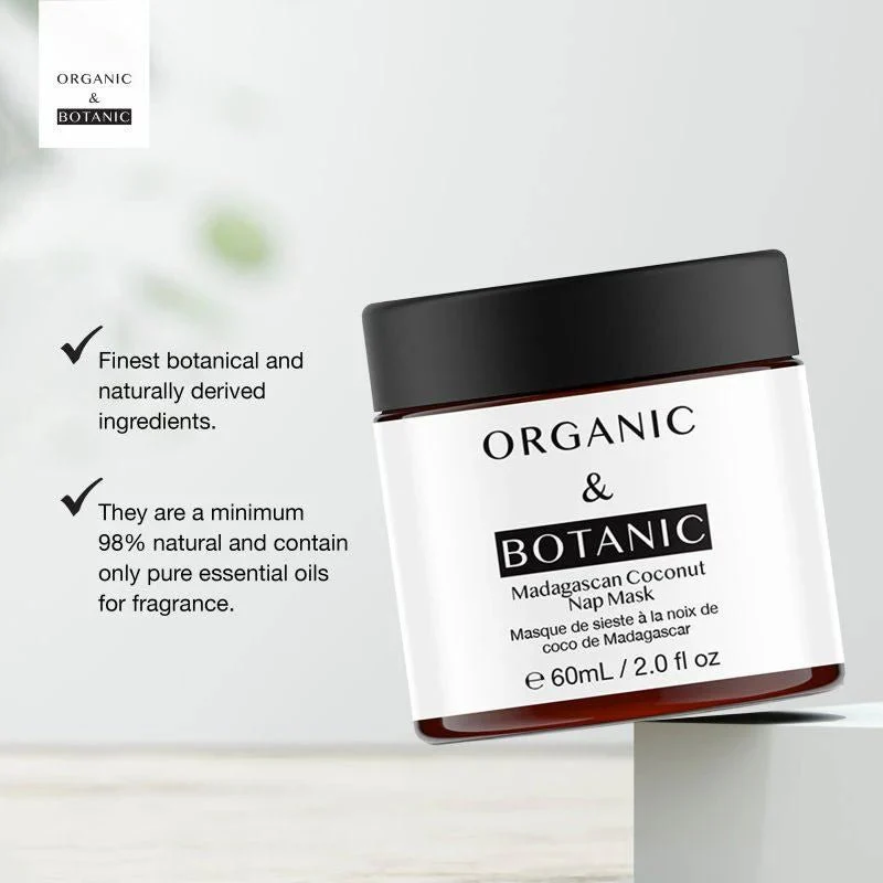 Organic & Botanic Madagascan Coconut Nap Mask 60ml - Image 4