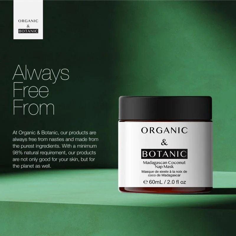 Organic & Botanic Madagascan Coconut Nap Mask 60ml - Image 5