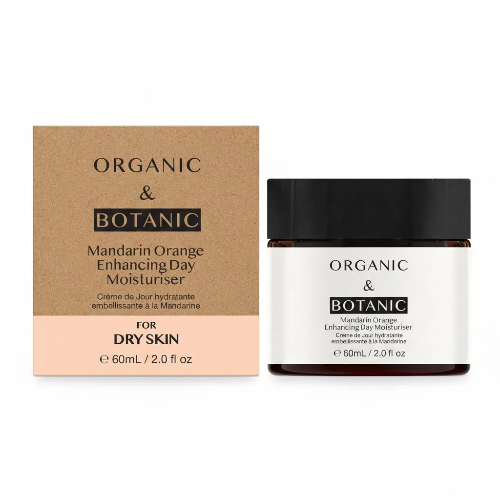 Organic & Botanic Mandarin Orange Day Moisturiser with Vitamin C & Sea Buckthorn 60ml