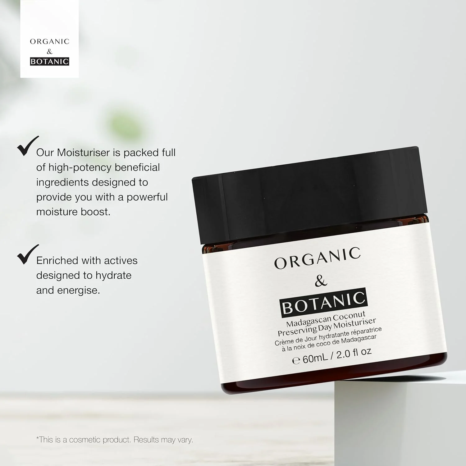 Organic & Botanic Mandarin Orange Day Moisturiser with Vitamin C & Sea Buckthorn 60ml - Image 2