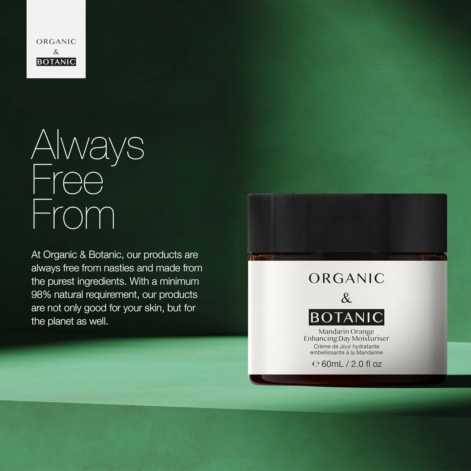 Organic & Botanic Mandarin Orange Day Moisturiser with Vitamin C & Sea Buckthorn 60ml - Image 4