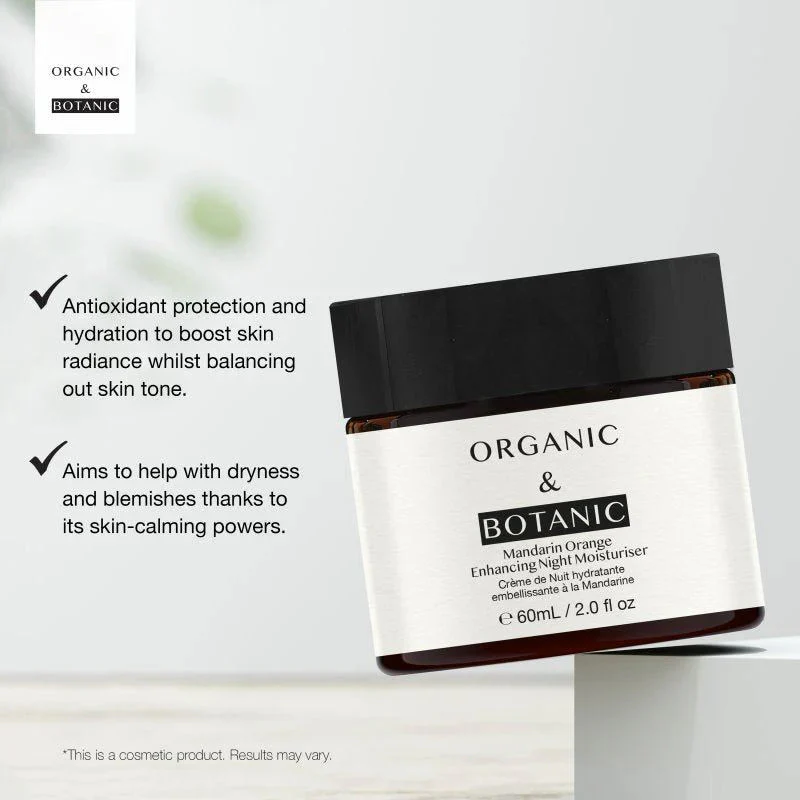 Organic & Botanic Mandarin Orange Night Moisturiser 60ml - Image 4