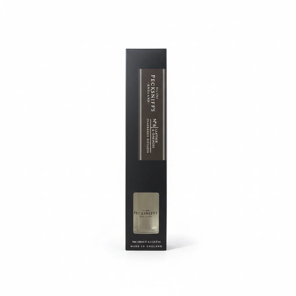 Pecksniff's Leather & Oakmoss Fragrance Diffuser No 6 100ml