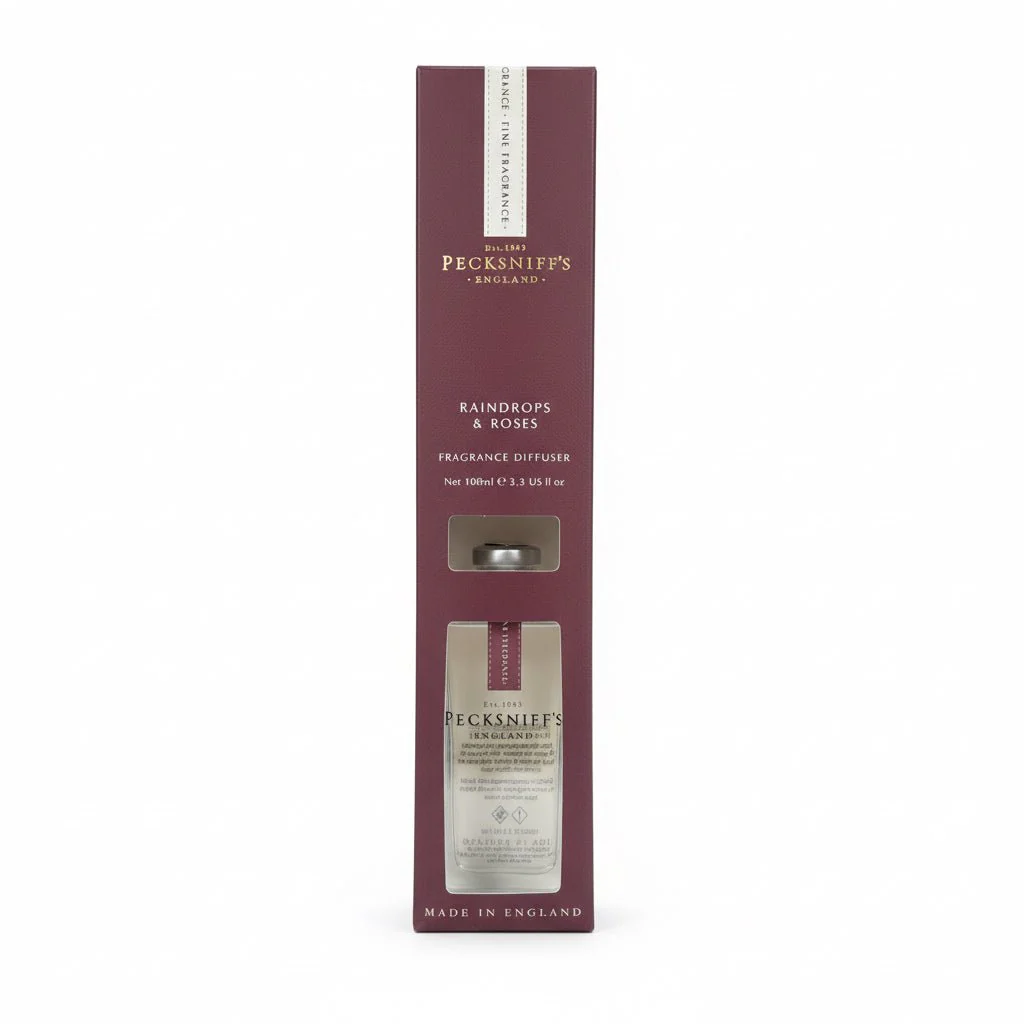 Pecksniff's Raindrops & Roses Fragrance Diffuser 100ml