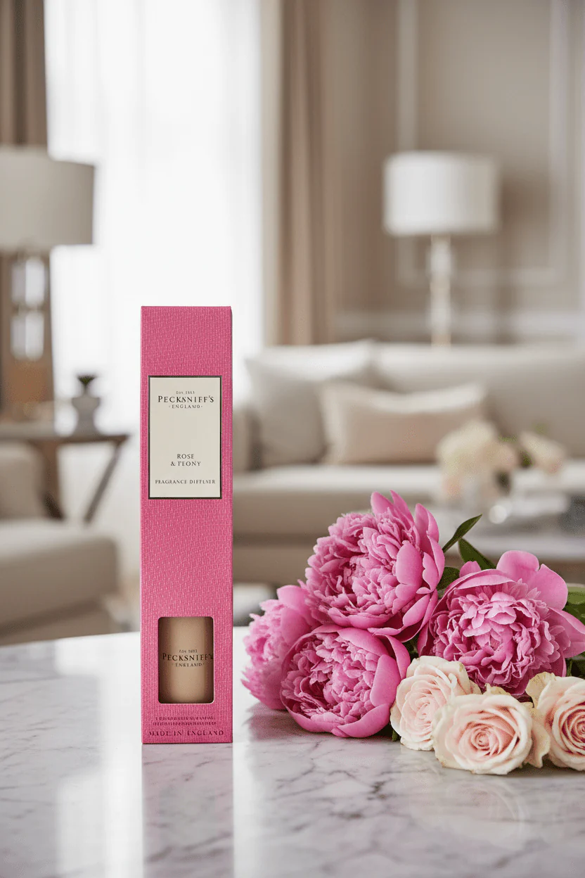 Pecksniff's Rose & Peony Fragrance Diffuser 100ml - Image 2