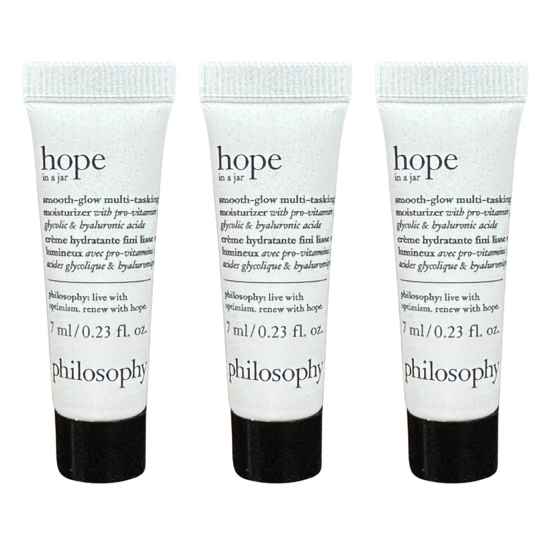 Philosophy Hope in a Jar Smooth-glow multi-tasking moisturiser - 7ml X3