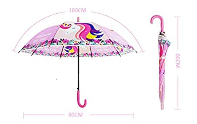 Pink Unicorn Umbrella for Girls - Unicorns Are Real - Image 3