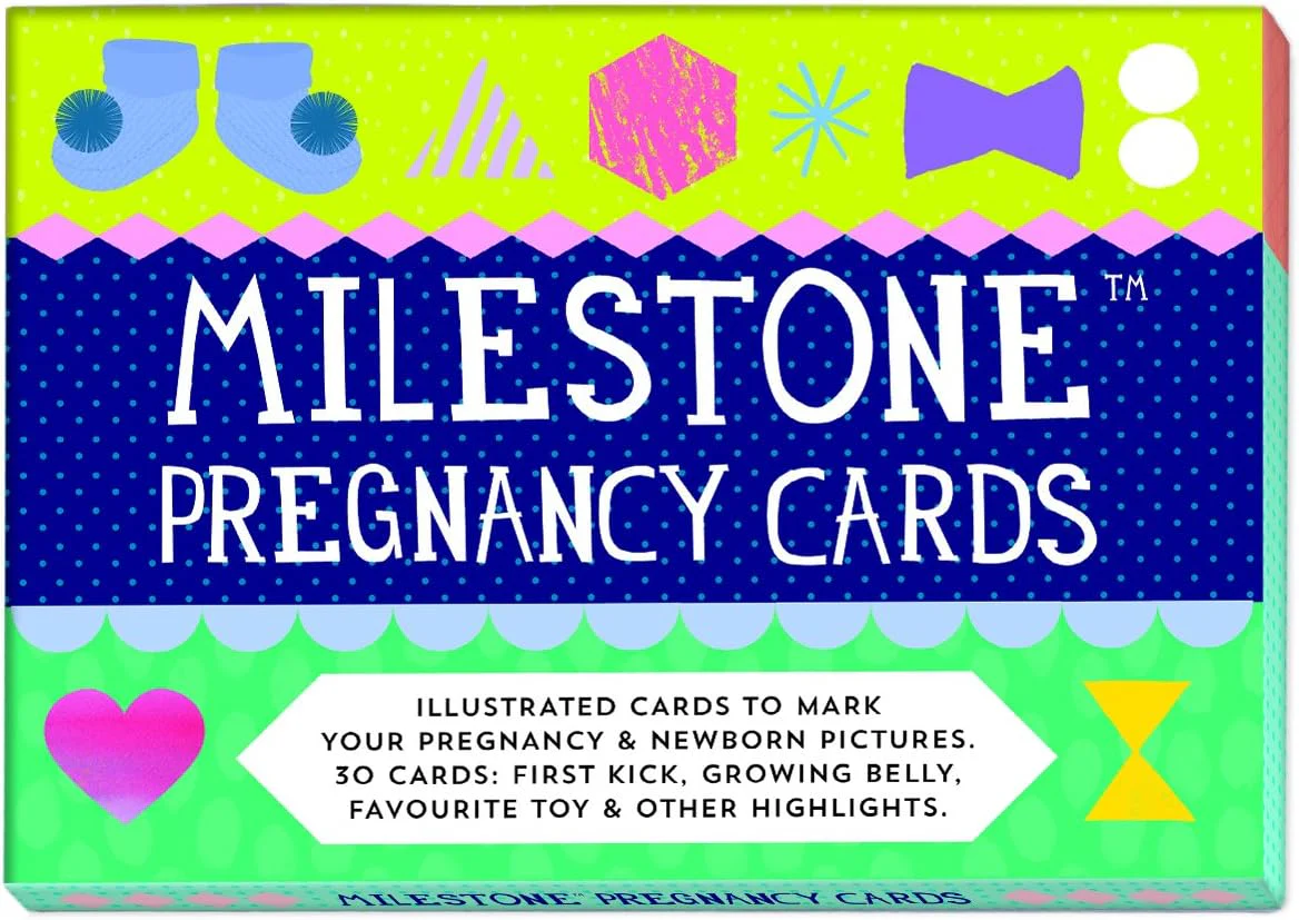 Pregnancy Keepsake Cards by Milestone - Newborn’s First Year Memories