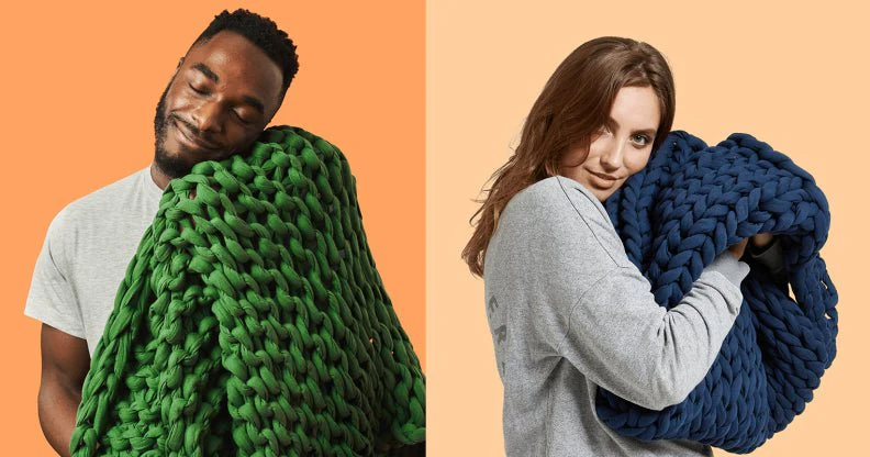 REMY Knitted Weighted Blanket - Midnight Blue (8KG) - Image 5