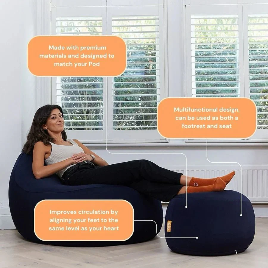 Remy Pod Footrest - Sky Blue - Image 3