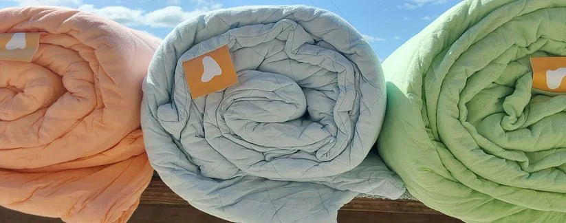 Remy Sleep 100% Cotton Weighted Blanket - Peach Nectar - 5KG - Image 4