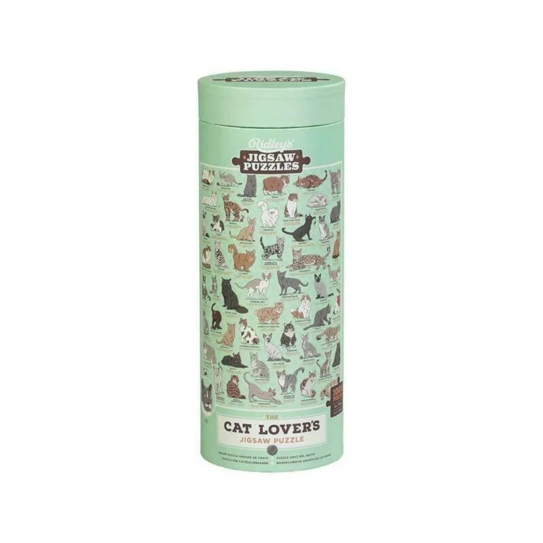 Ridley's Games Cat Lover's 1000 Piece Jigsaw Puzzle