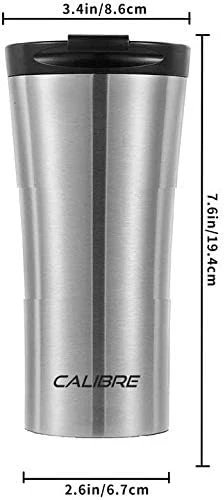Serene Calibre by Happy Earth 400ml, Double Wall high Grade Stainless Steel Travel Mug - Image 3