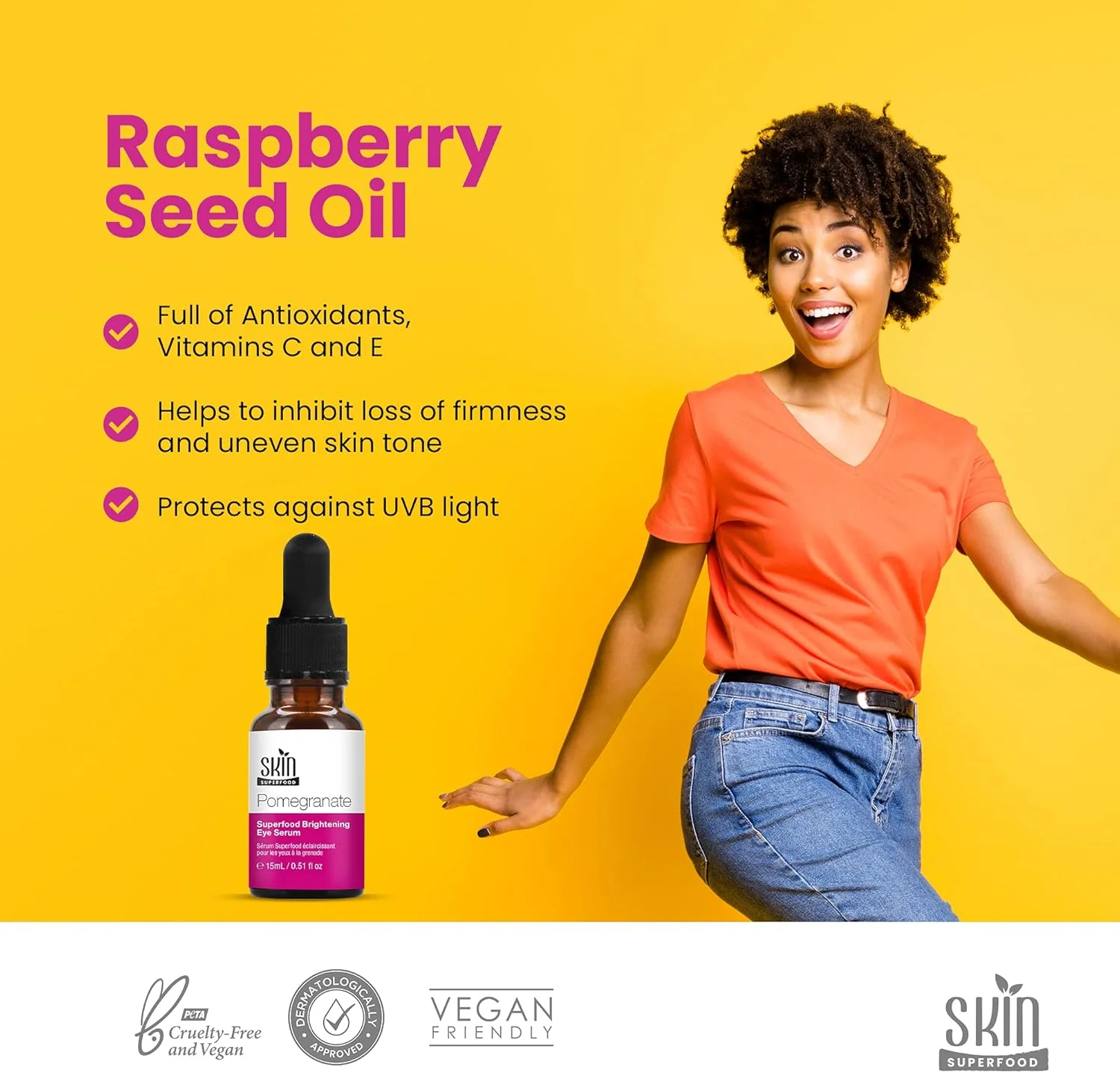 Skin Superfood Pomegranate Superfood Brightening Eye Serum 15ml - Image 3
