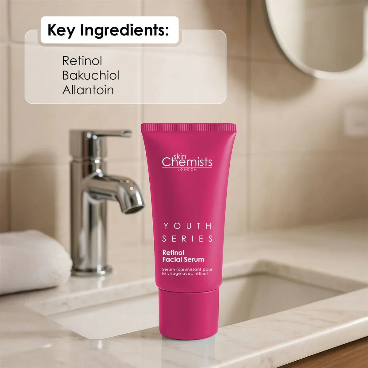 Skin Chemist Youth Series Retinol Facial Serum 30ml - Image 4