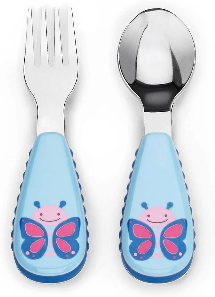 Skip Hop Zoo-tensil Fork and Spoon (Butterfly)