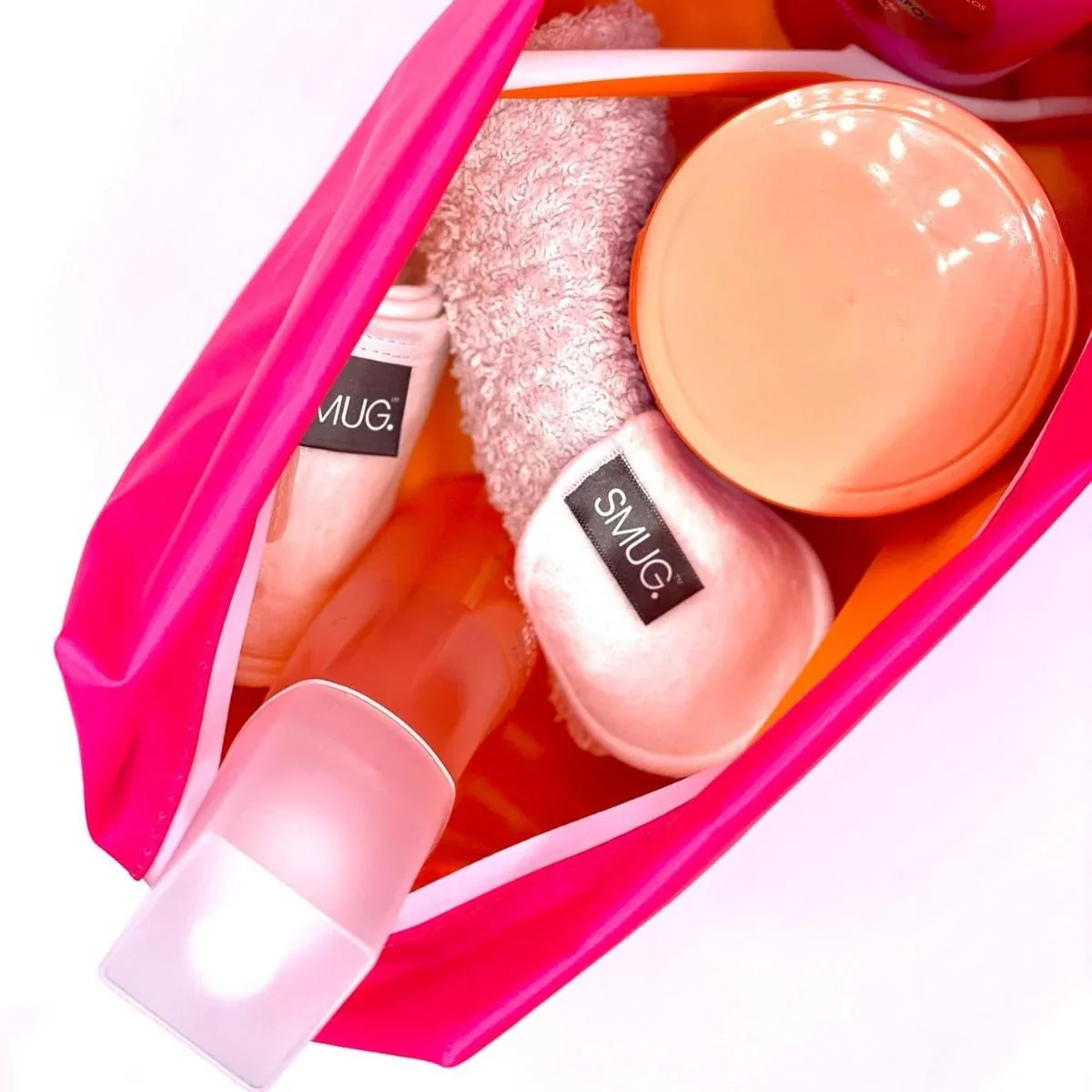 SMUG Wash Bag - Bright Pink - Image 4
