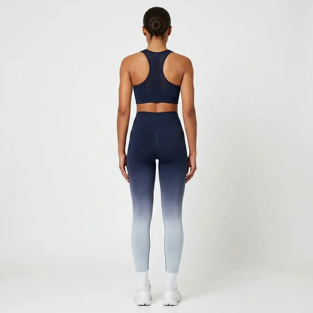 Snuggz Fit Super Stretch Tie Dye Sculpt Black/Grey Legging Bar Set (11051) - Image 2