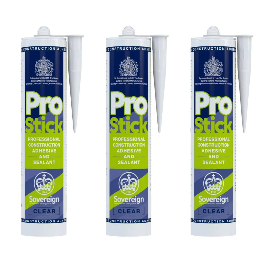 Sovereign Pro-Stick Clear 290ml - 3 Pack