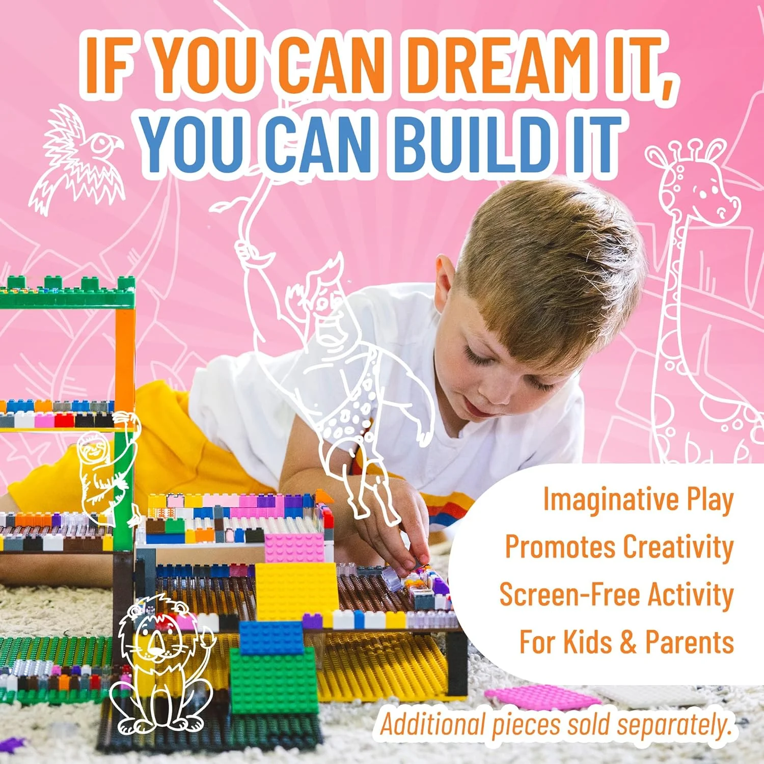 Strictly Briks 336 Piece with Baseplate Set - Image 7
