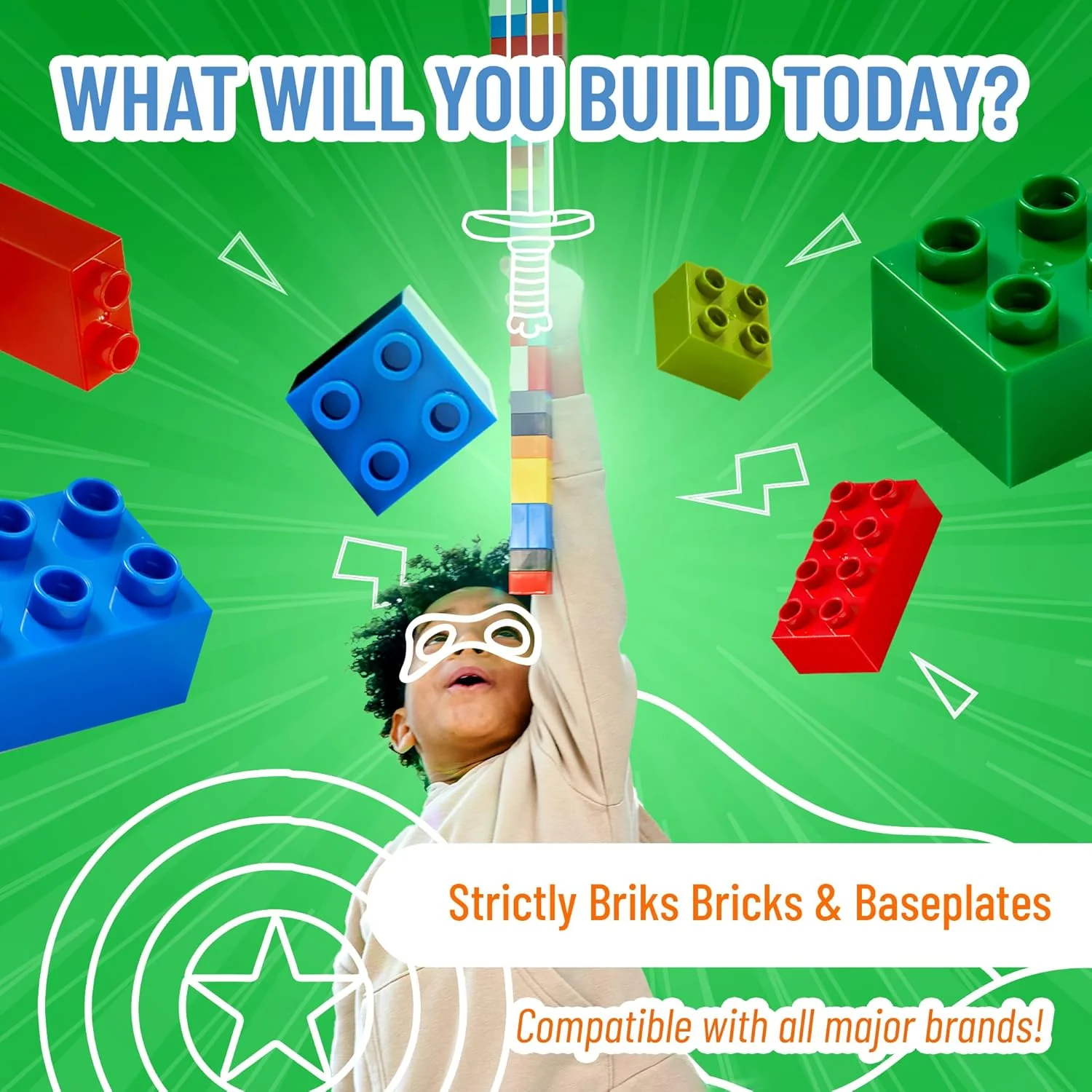 Strictly Briks 336 Piece with Baseplate Set - Image 8