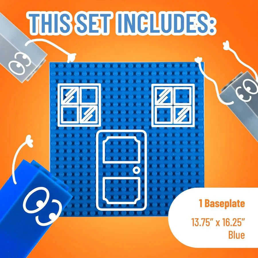 Strictly Briks Toy Building Blocks - 216 Pieces & Baseplate - Image 5