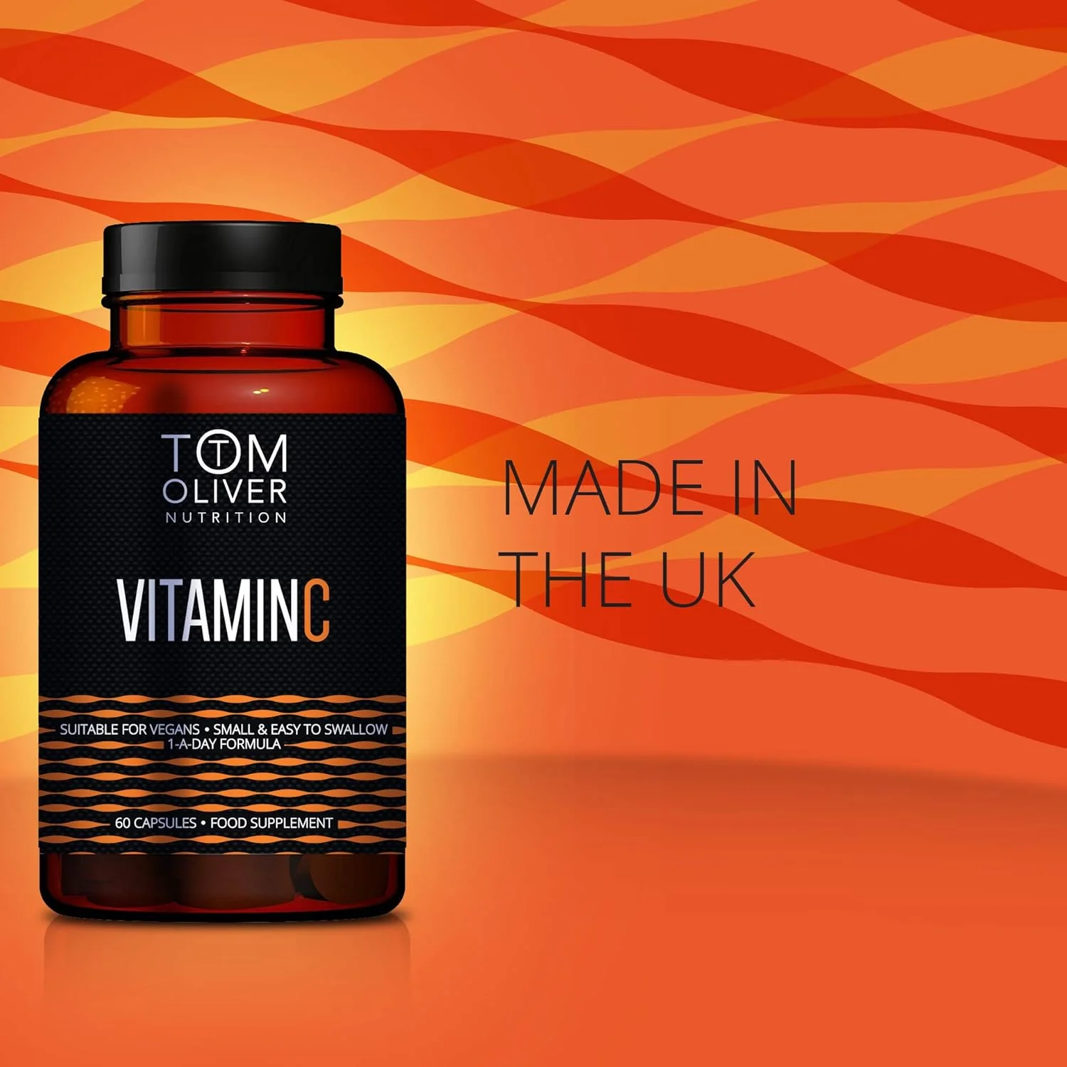 Tom Oliver Nutrition Vitamin C 1000mg (60 Capsules) - Image 5