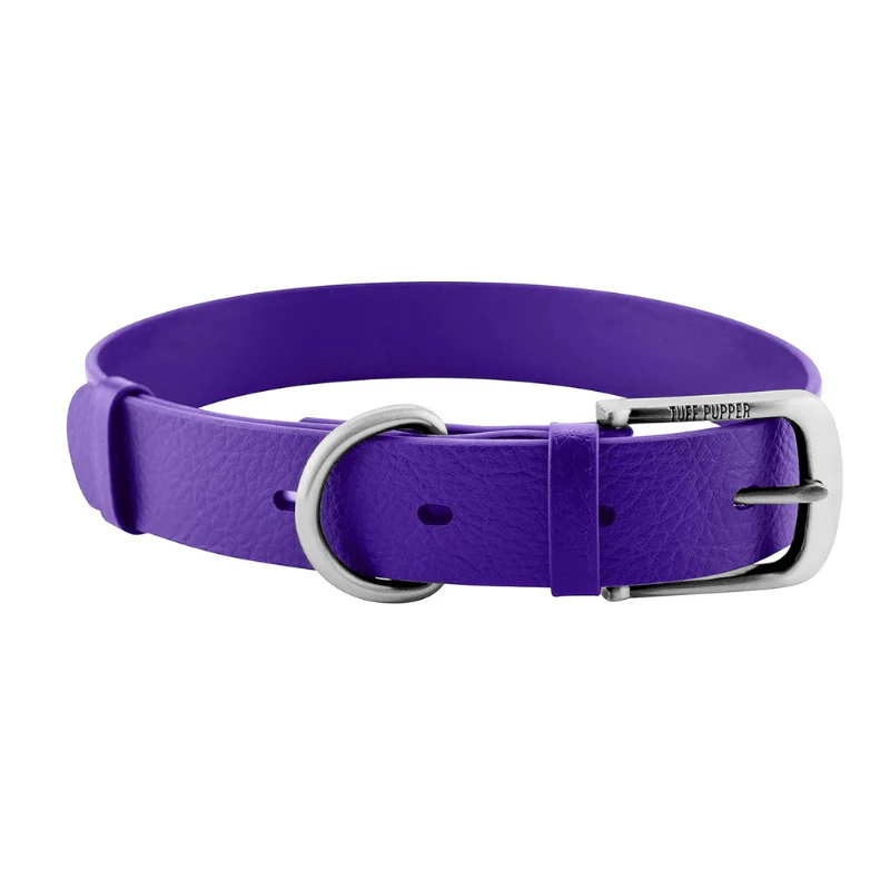 Tuff Pupper Classic Heavy Duty Dog Collar Purple - Medium