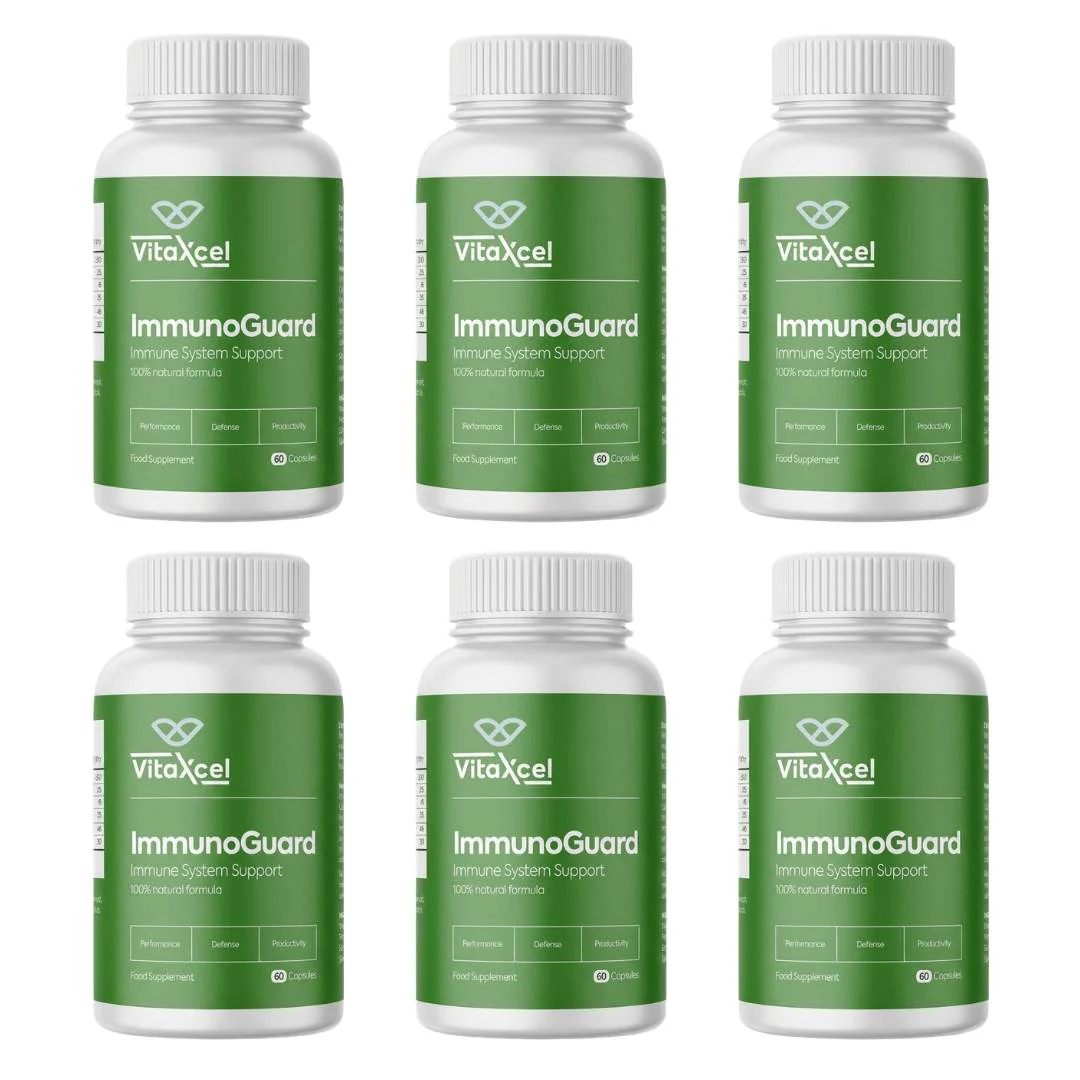 Vitaxcel ImmunoGuard Supplement - 6 Pack (360 Capsules)