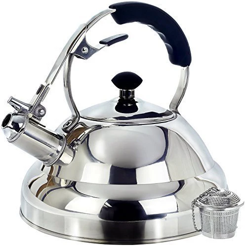 Willow & Everett Whistling Camping Kettle 3L - Stainless Steel