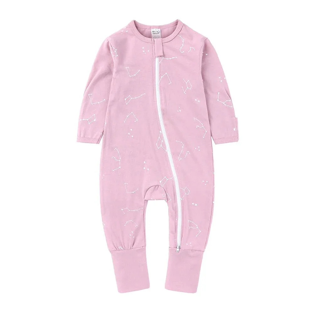 Written In The Stars Zip Baby Sleepsuit (Various Sizes)
